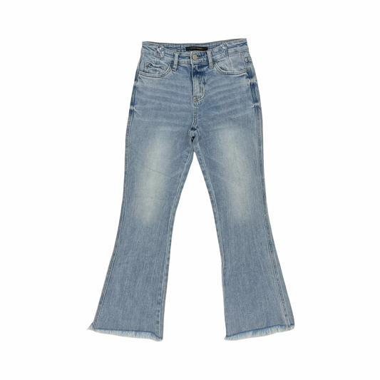 Jeans Flared By Flying Monkey In Blue Denim, Size:0