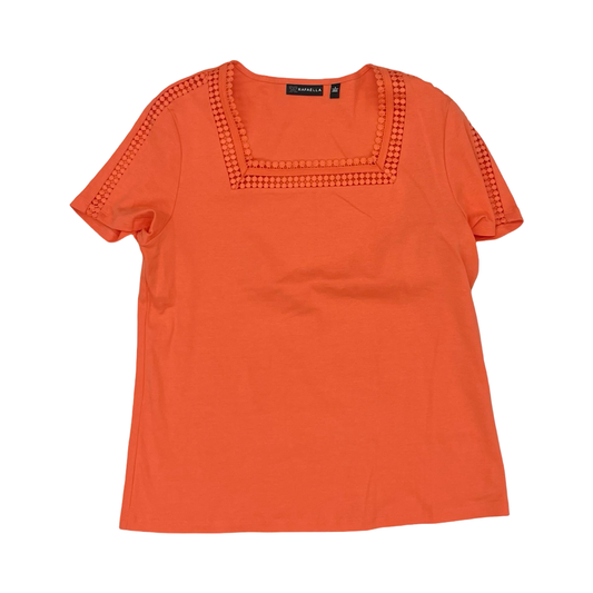 Top Ss By Rafaella In Orange, Size:L