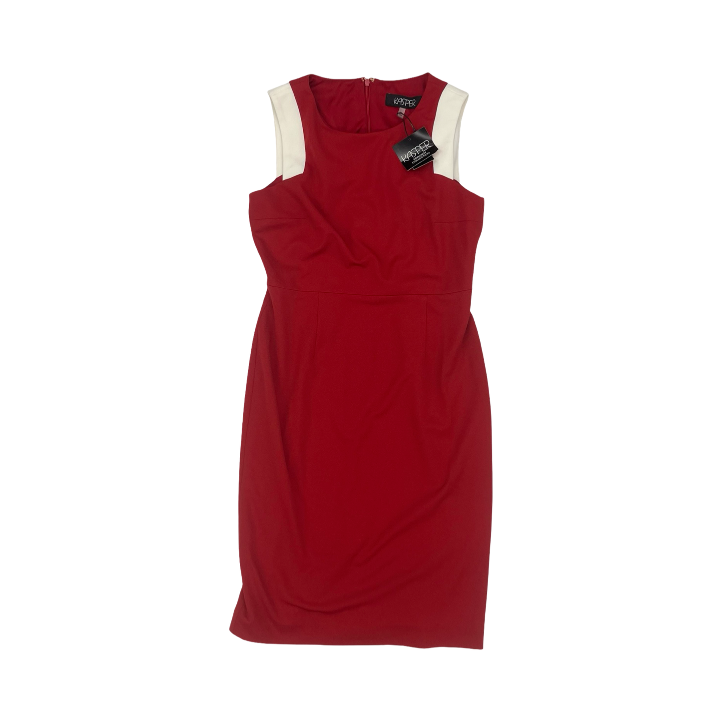 Dress Work By Kasper In Red, Size:Xs