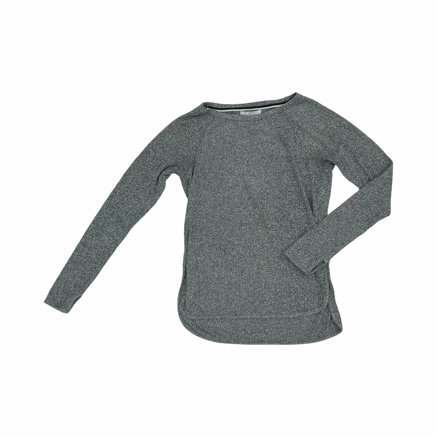 Athletic Top Ls Crewneck By Zella In Grey, Size:S