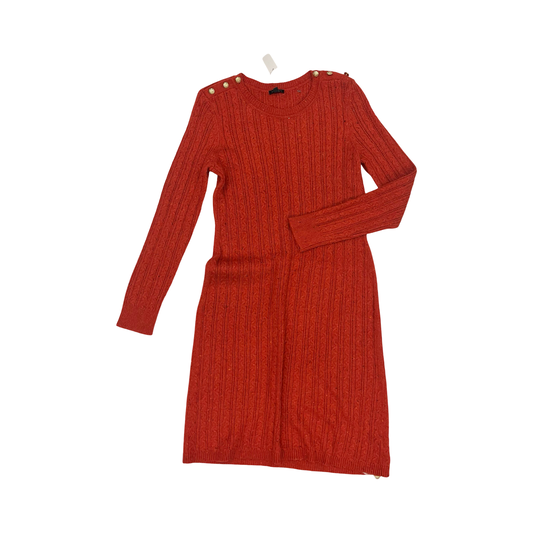 Dress Sweater By Talbots In Orange, Size:M