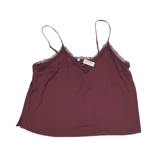 Blouse Sleeveless By Old Navy In Red, Size:Xxl