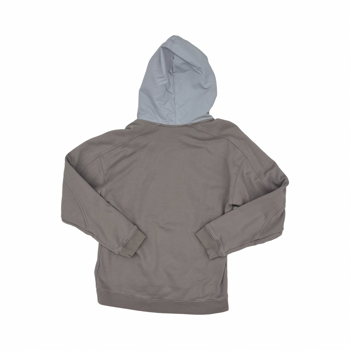 Athletic Sweatshirt Hoodie By Adidas In Grey, Size:S