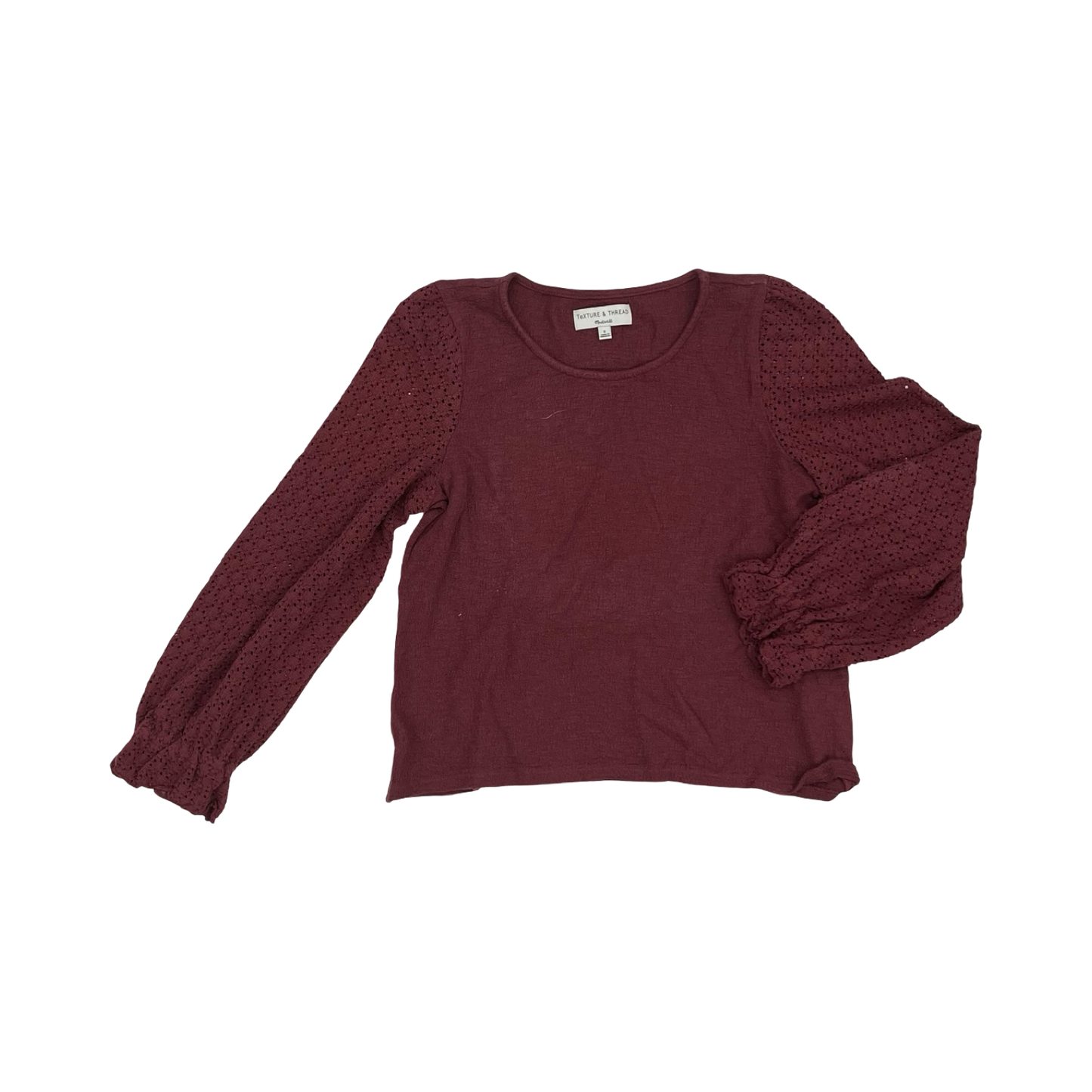 Top Ls By Madewell In Red, Size:S