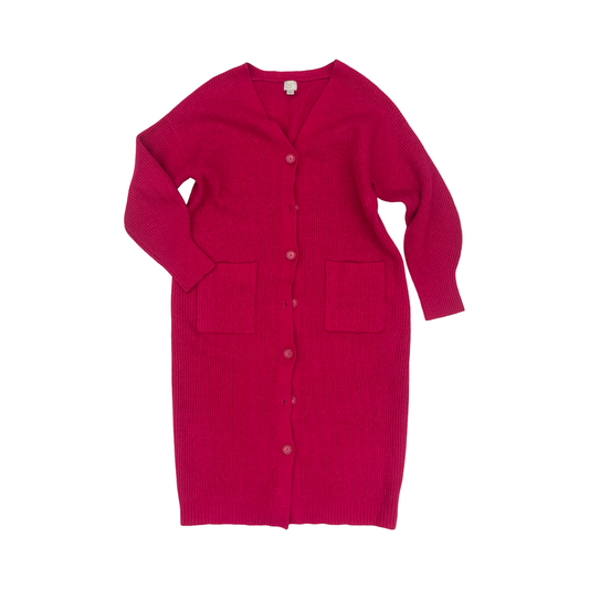 Sweater Cardigan By A New Day In Pink, Size:L
