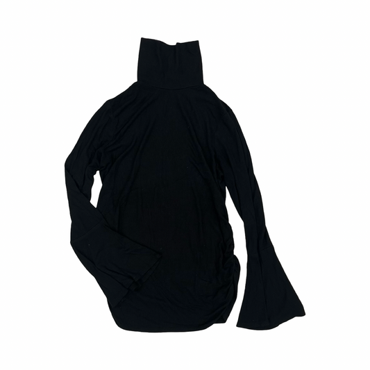 Mat Top Ls By Jessica Simpson Maternity In Black, Size:M