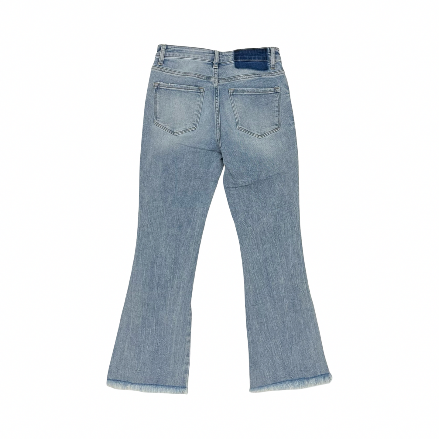 Jeans Flared By Flying Monkey In Blue Denim, Size:0