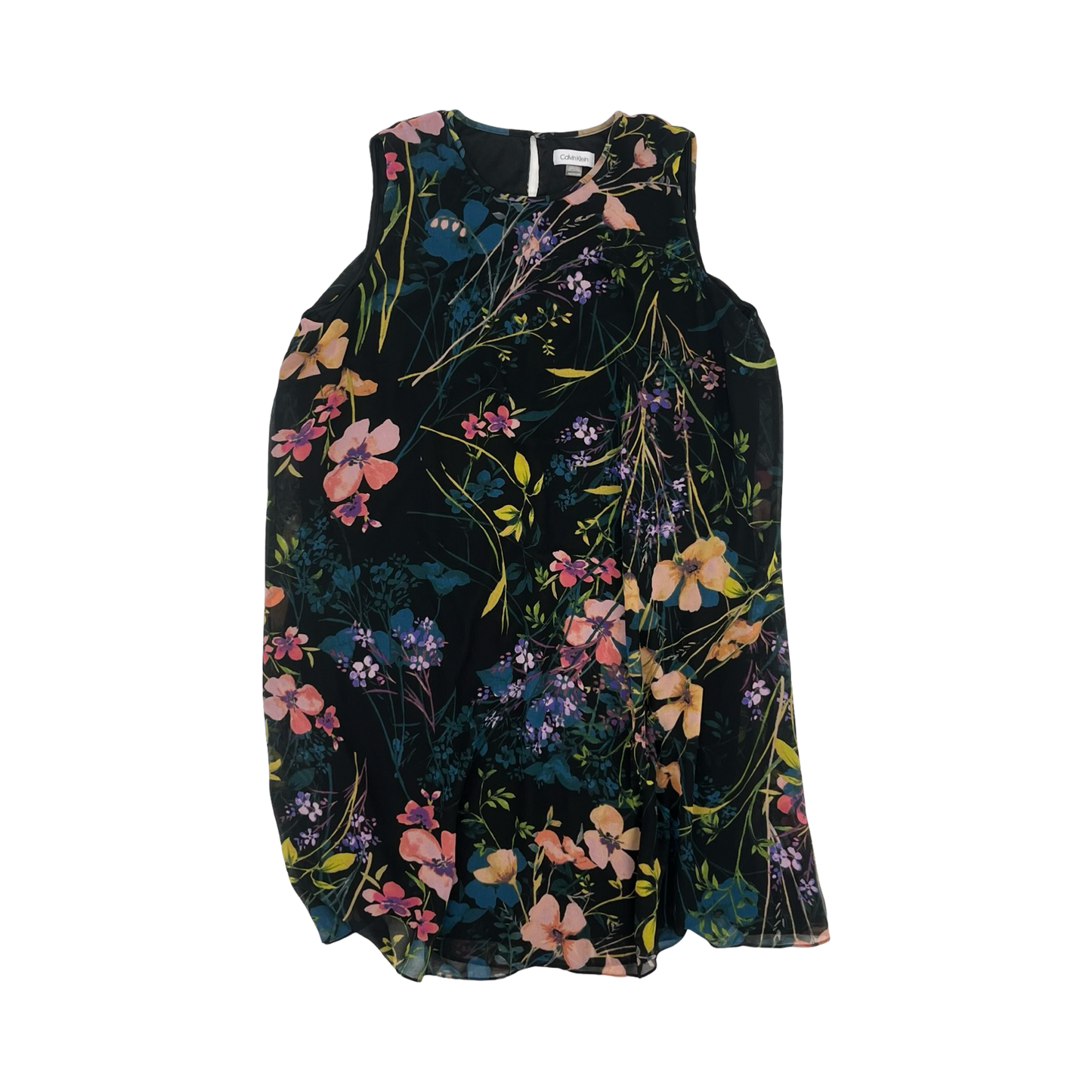 Dress Party Short By Calvin Klein In Floral Print, Size:16