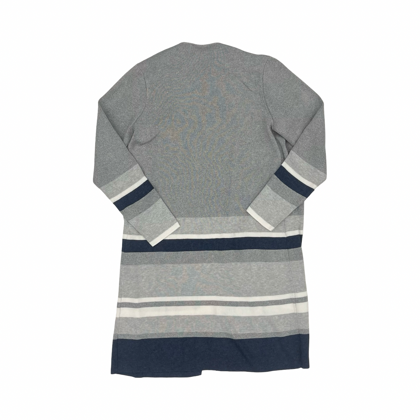 Sweater Cardigan By Apt 9 In Blue & Grey, Size:S