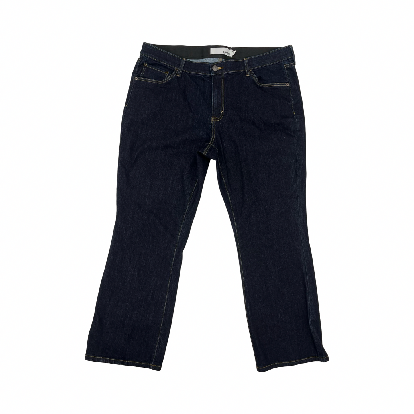 Jeans Boot Cut By Sonoma In Blue Denim, Size:18