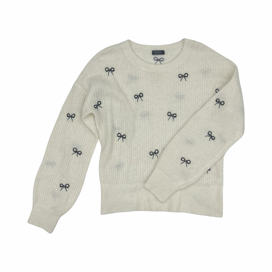 Sweater By Vineyard Vines In Black & Cream, Size:M