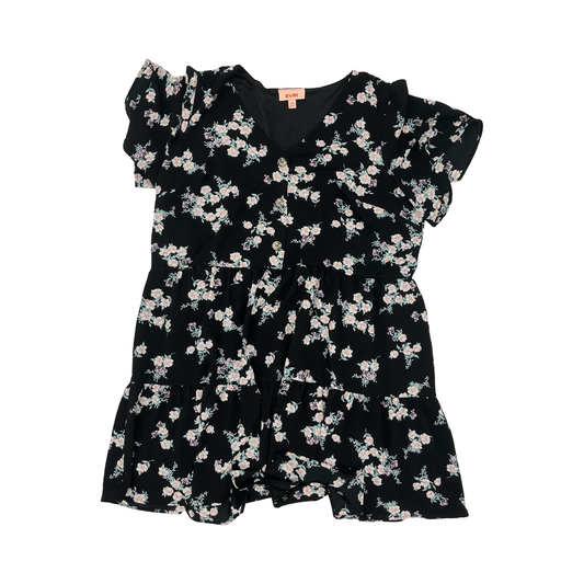 Dress Casual Short By Evri In Floral Print, Size:2X