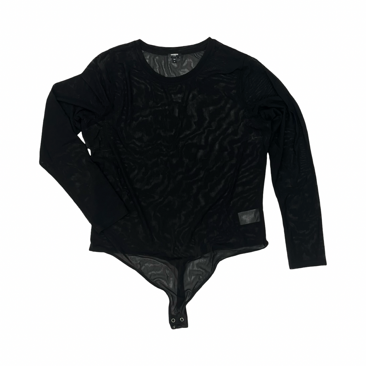 Bodysuit By Express In Black, Size:Xl