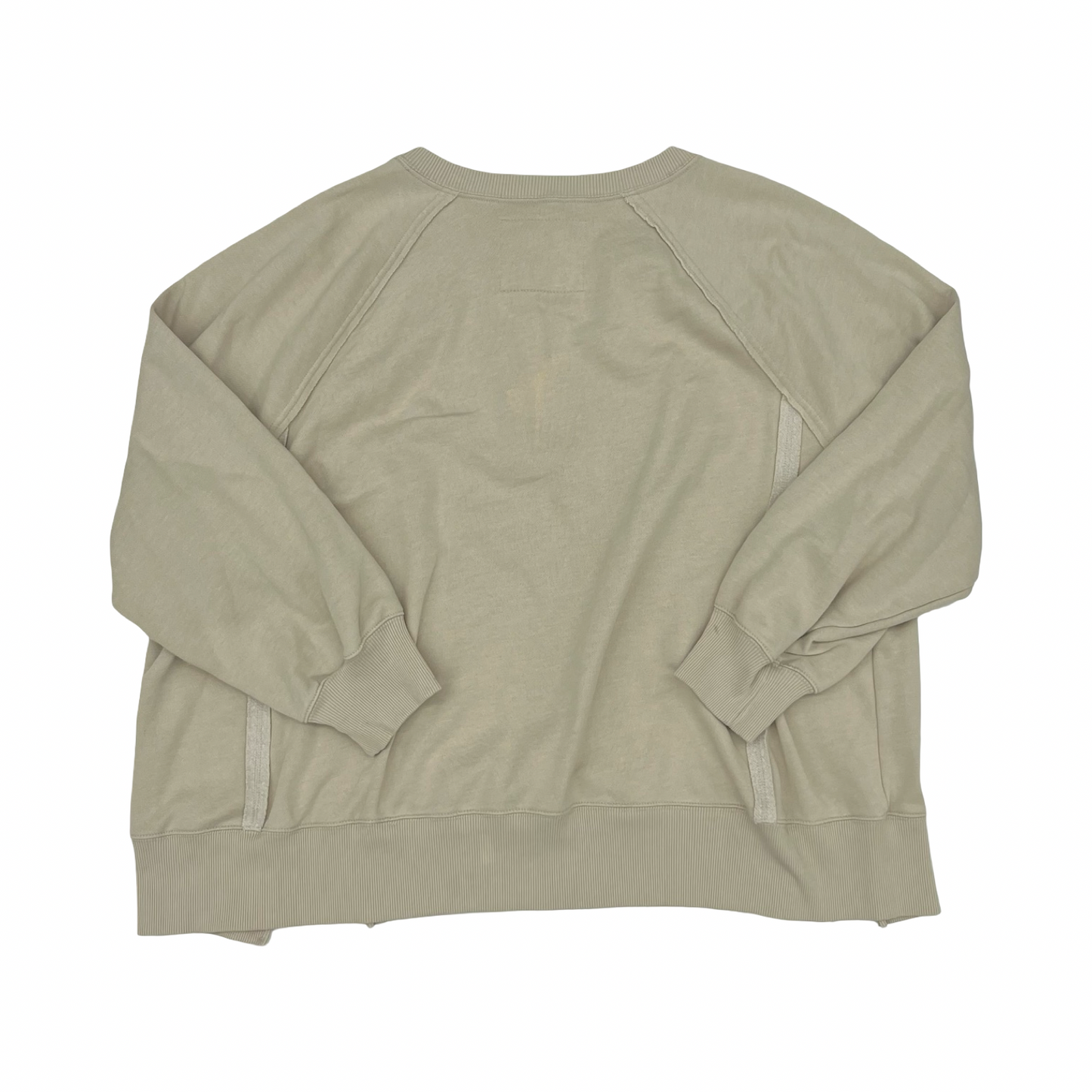 Sweatshirt Crewneck By American Eagle In Tan, Size:Xl