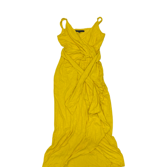 Dress Casual Midi By White House Black Market In Yellow, Size:2