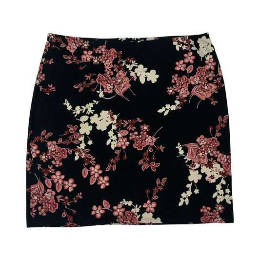 Skirt Mini & Short By J. Jill In Black & Cream, Size:Xl