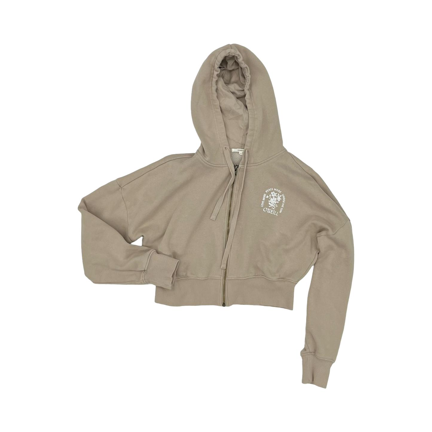 Sweatshirt Hoodie By Oneill In Tan, Size:S