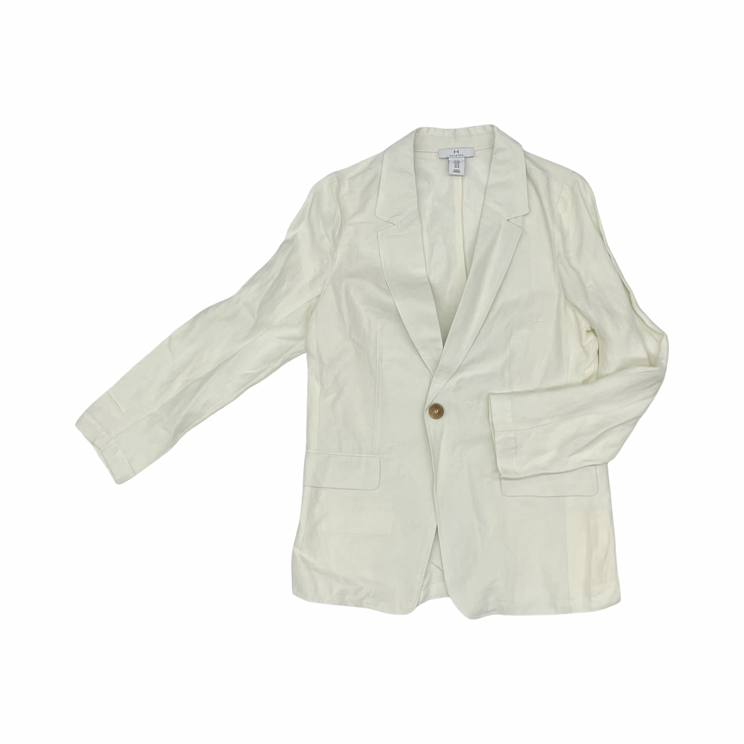 Blazer Designer By Halston In Cream, Size:M