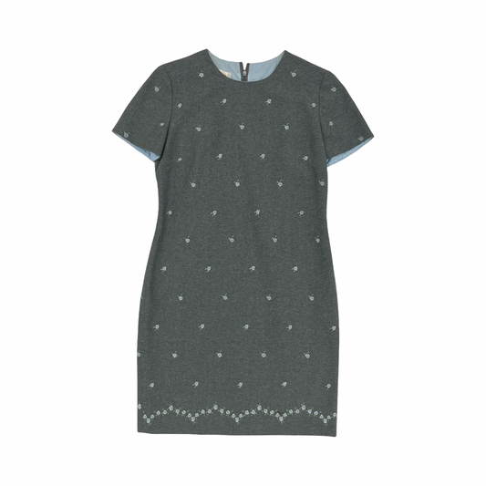 Dress Work By Talbots In Grey, Size:4