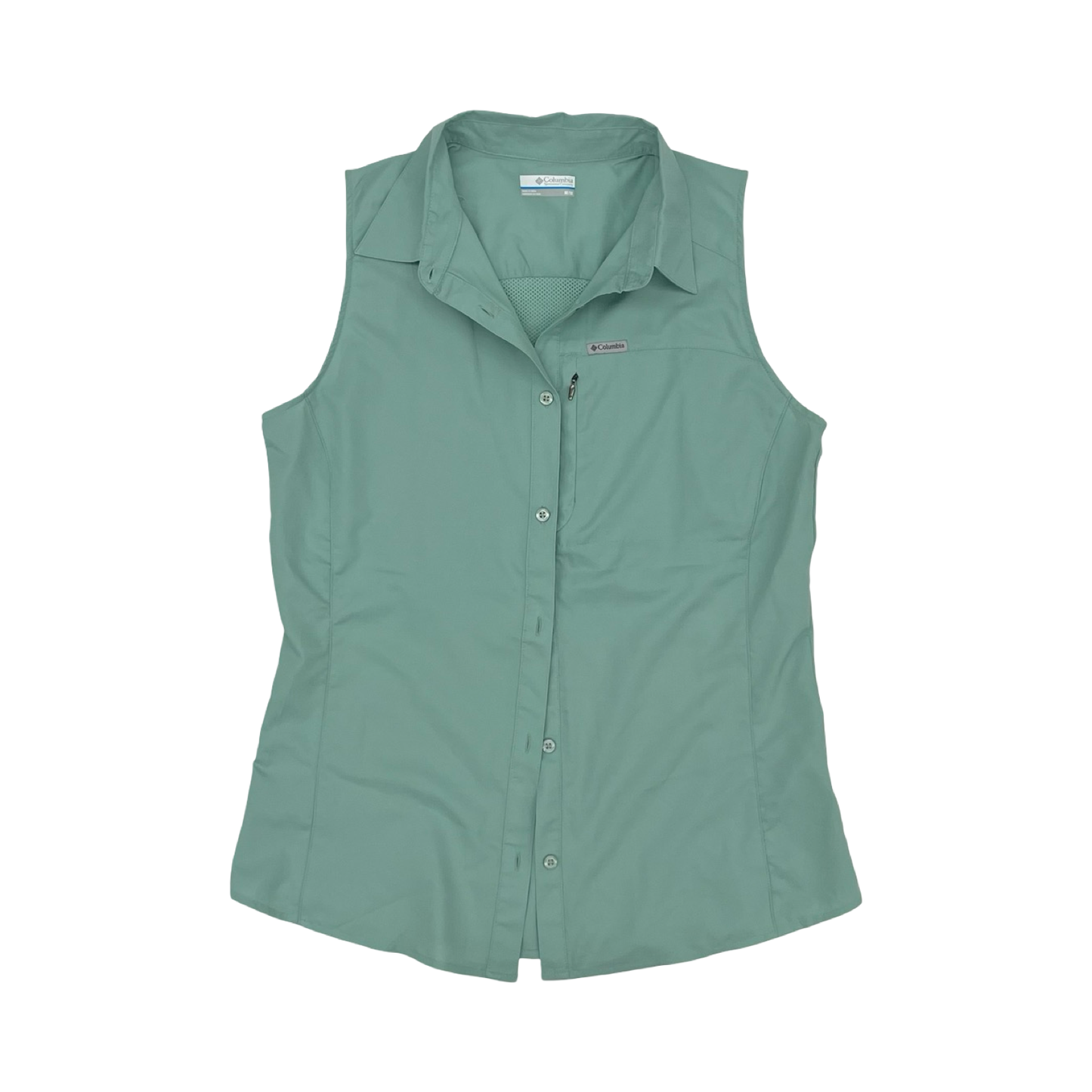 Athletic Tank Top By Columbia In Green, Size:M