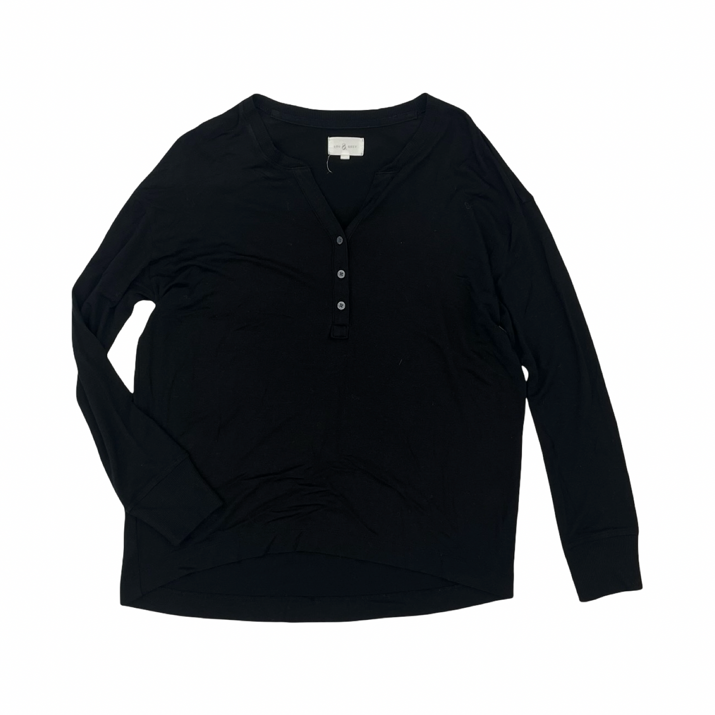 Top Ls By Lou And Grey In Black, Size:Xxs