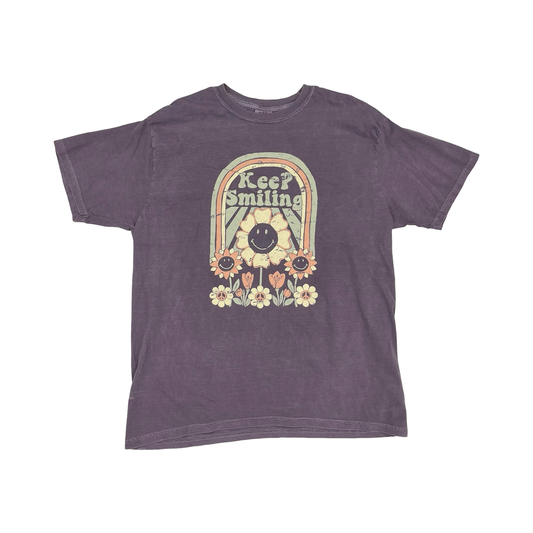 Top Ss By Comfort Colors In Purple, Size:Xl