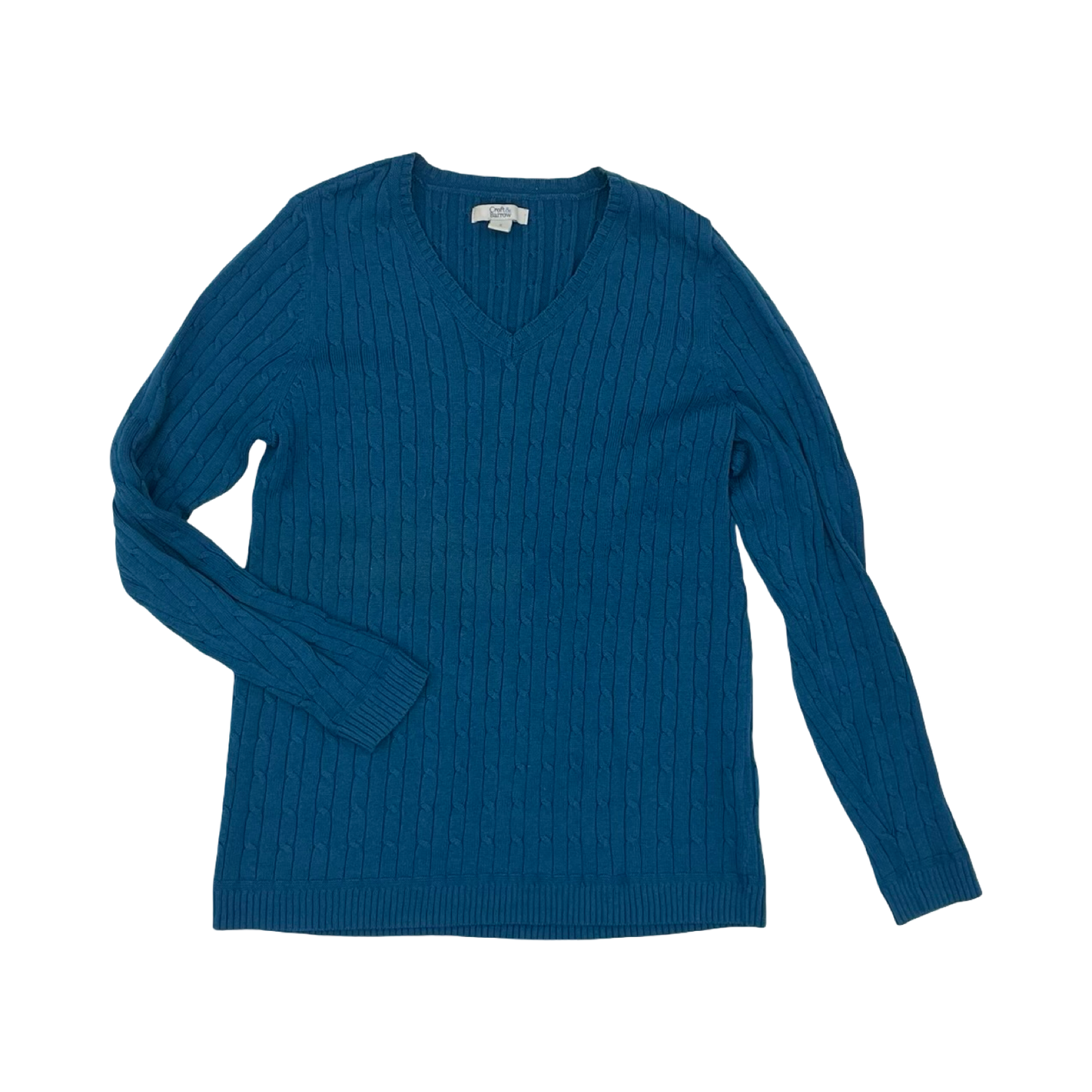 Sweater By Croft And Barrow In Teal, Size:S