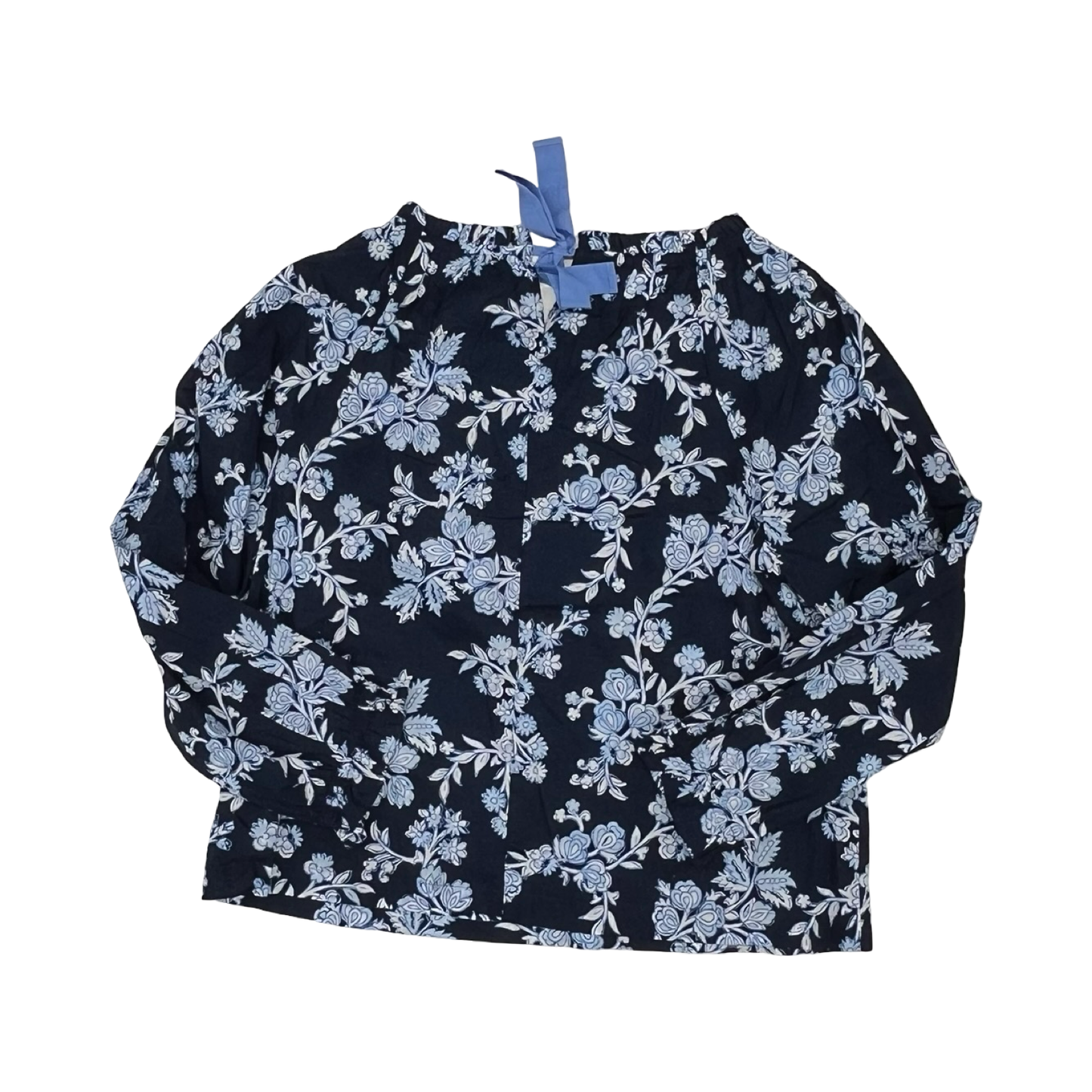 Blouse Ls By J. Crew In Blue, Size:L