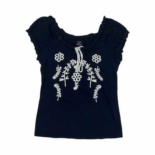 Top Ss By Grace In Navy, Size:S