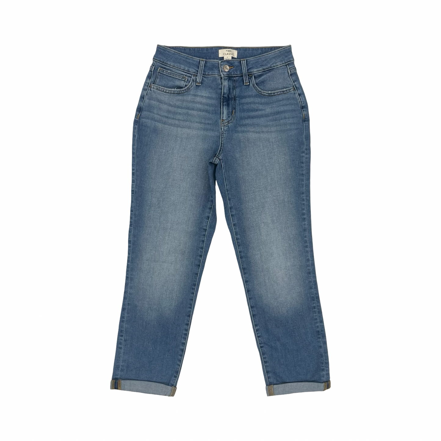 Jeans Cropped By Maurices In Blue Denim, Size:4