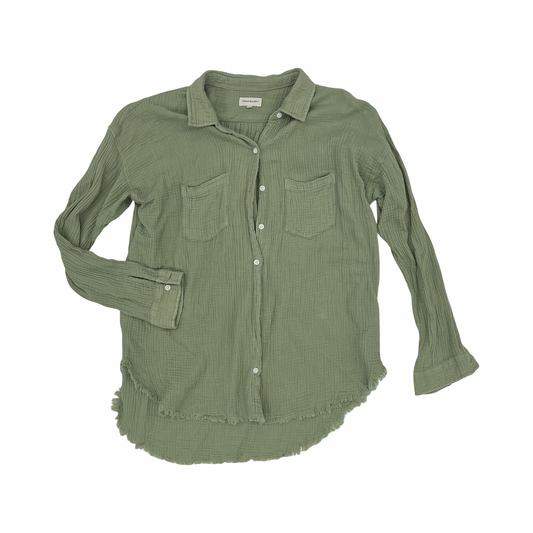 Top Ls By Thread And Supply In Green, Size:Xl