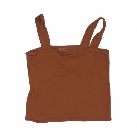 Tank Top By Loft In Brown, Size:M