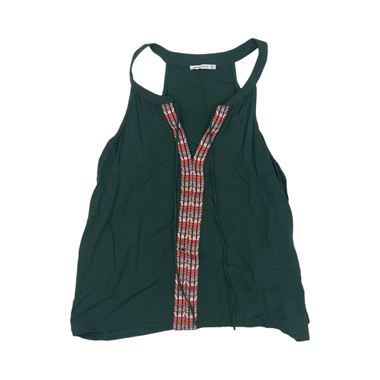 Blouse Sleeveless By Staccato In Green, Size:L