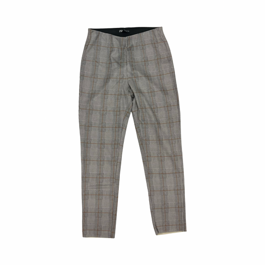 Pants Leggings By Zara In Grey, Size:M