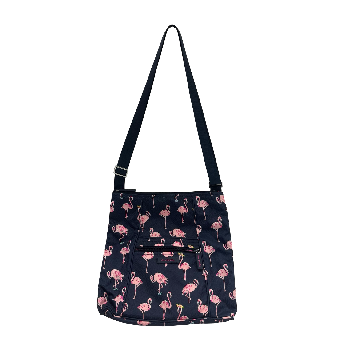 Crossbody By Vera Bradley In Blue & Pink, Size:Medium