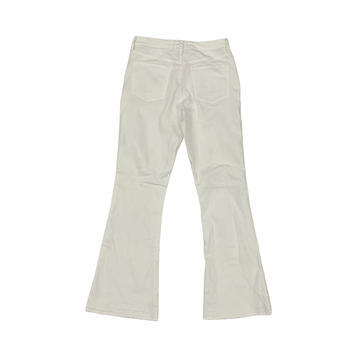 Jeans Flared By Harper In White Denim, Size:4