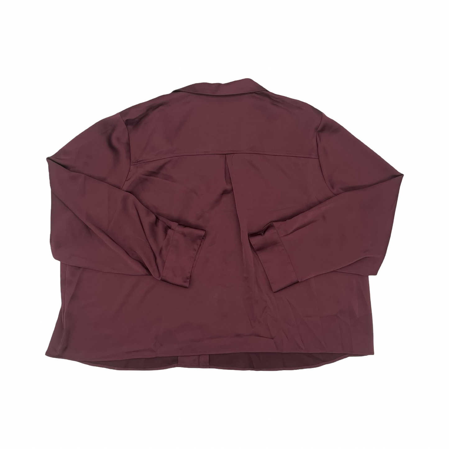 Blouse Ls By Old Navy In Purple, Size:Xxl