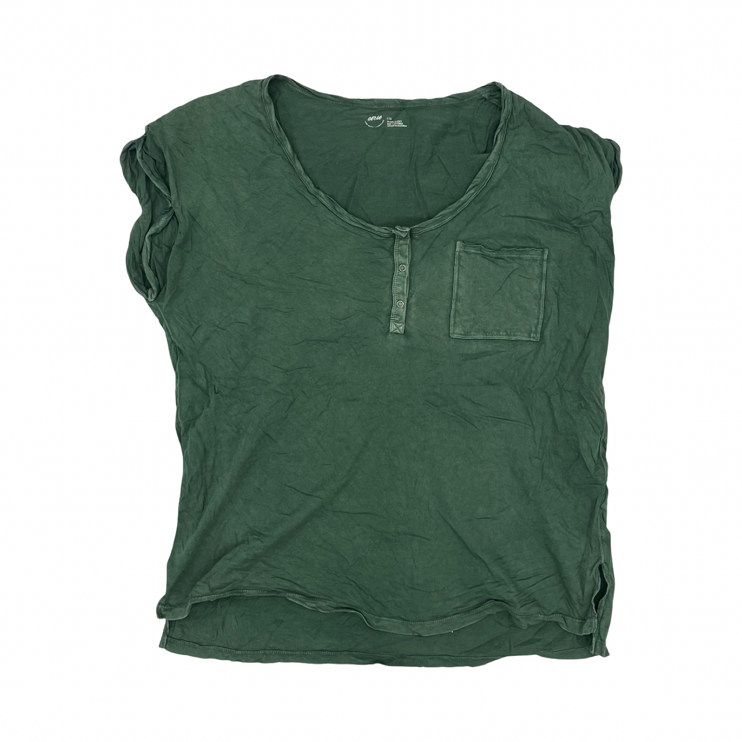 Top Ss By Aerie In Green, Size:L