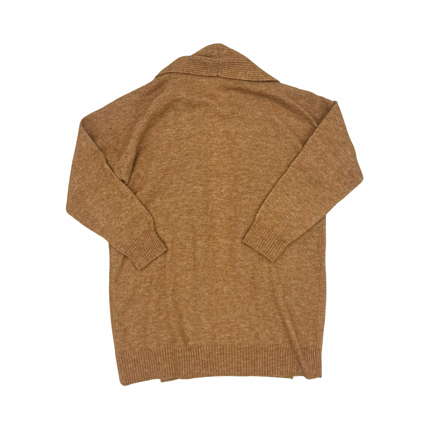 Sweater Cardigan By Time And Tru In Tan, Size:L