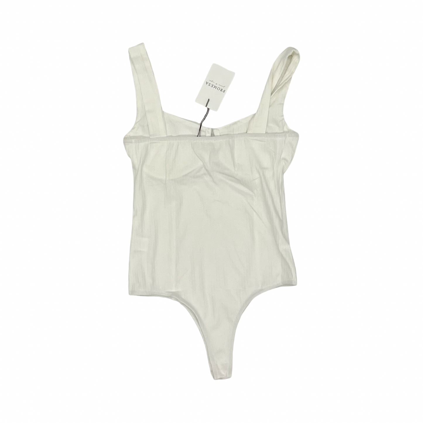 Bodysuit By Promesa In White, Size:M
