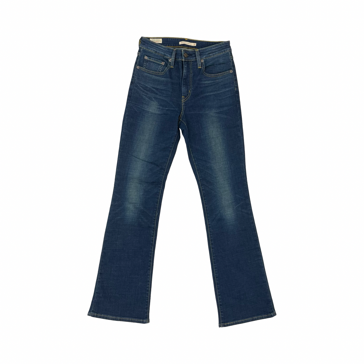 Jeans Boot Cut By Levis In Blue Denim, Size:6