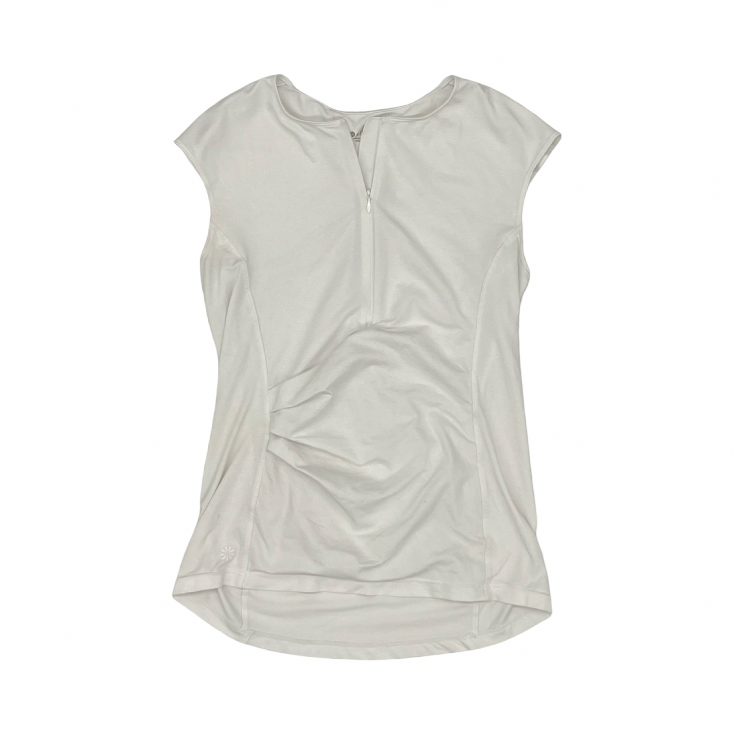 Athletic Tank Top By Athleta In White, Size:M