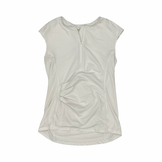 Athletic Tank Top By Athleta In White, Size:M