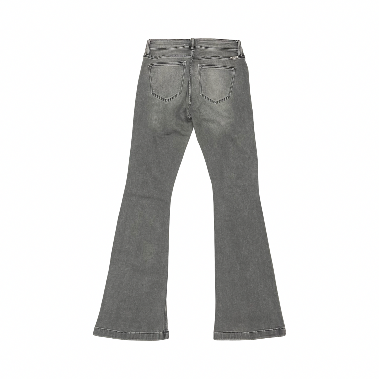 Jeans Flared By Kancan In Grey Denim, Size:2