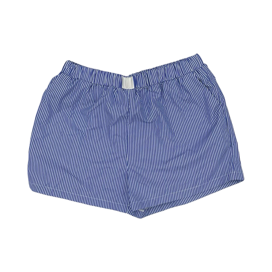 Shorts By Fashion Nova In Blue & White, Size:M