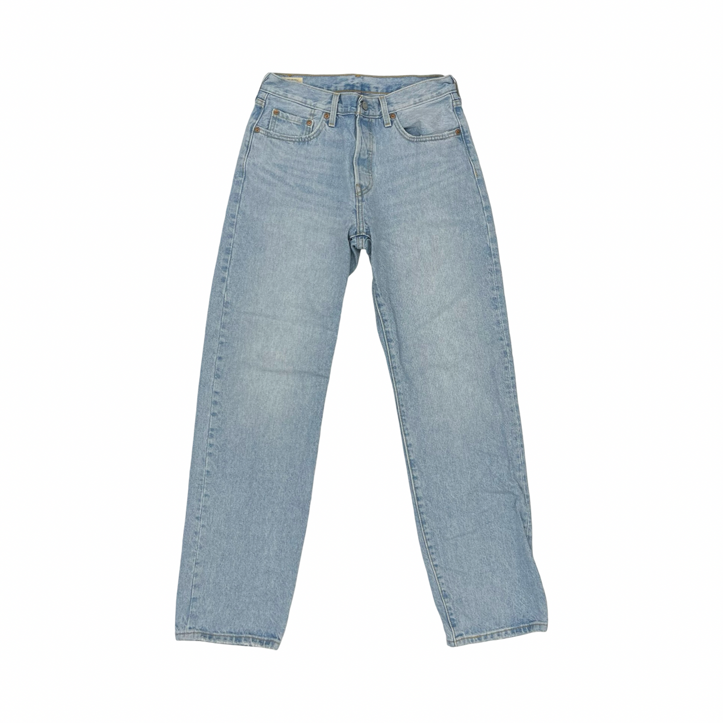 Jeans Straight By Levis In Blue Denim, Size:4