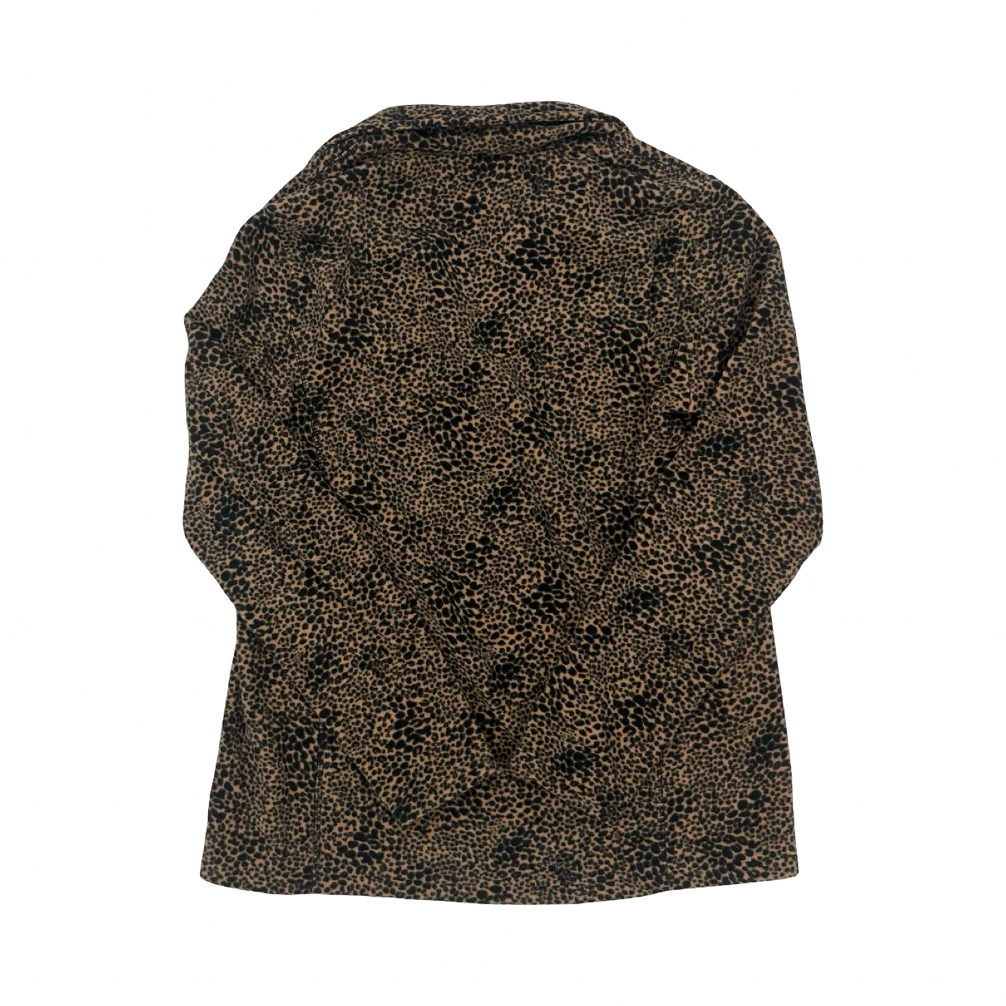 Sweatshirt Collar By Lands End In Animal Print, Size:S