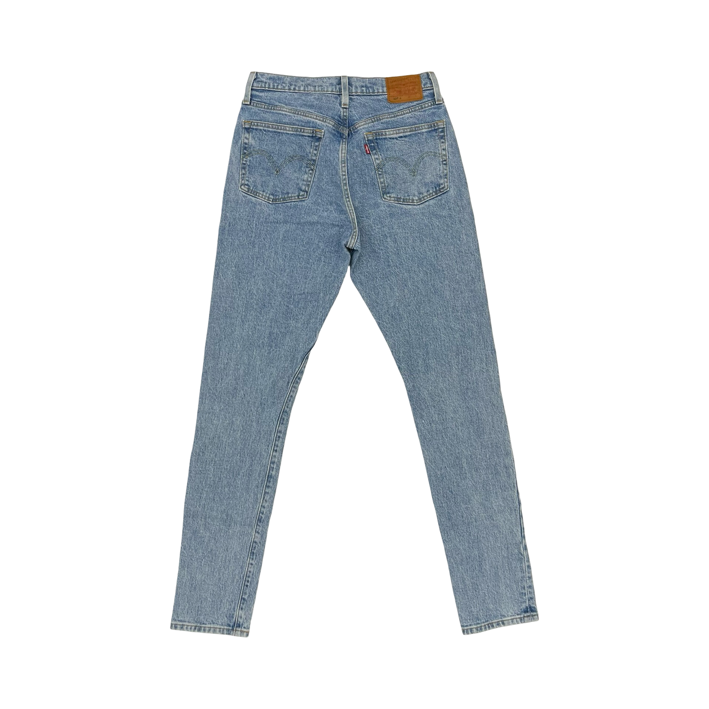Jeans Straight By Levis In Blue Denim, Size:4