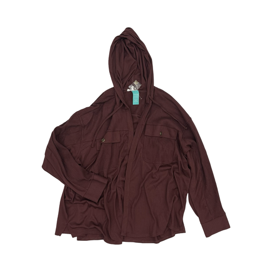 Top Ls By Maurices In Brown, Size:3X