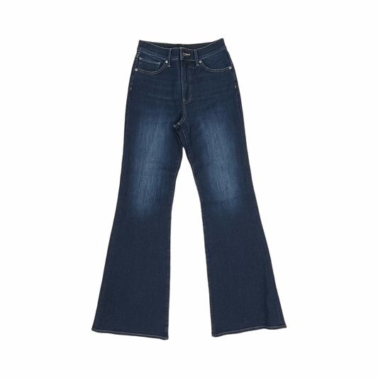 Jeans Flared By Express In Blue Denim, Size:6